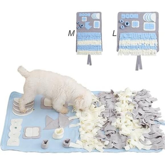Snuffle Mat for Dogs, M Size 23.6" x 39.4" for Small/Medium Breed Dogs, Non-Slip - Picture 7 of 7